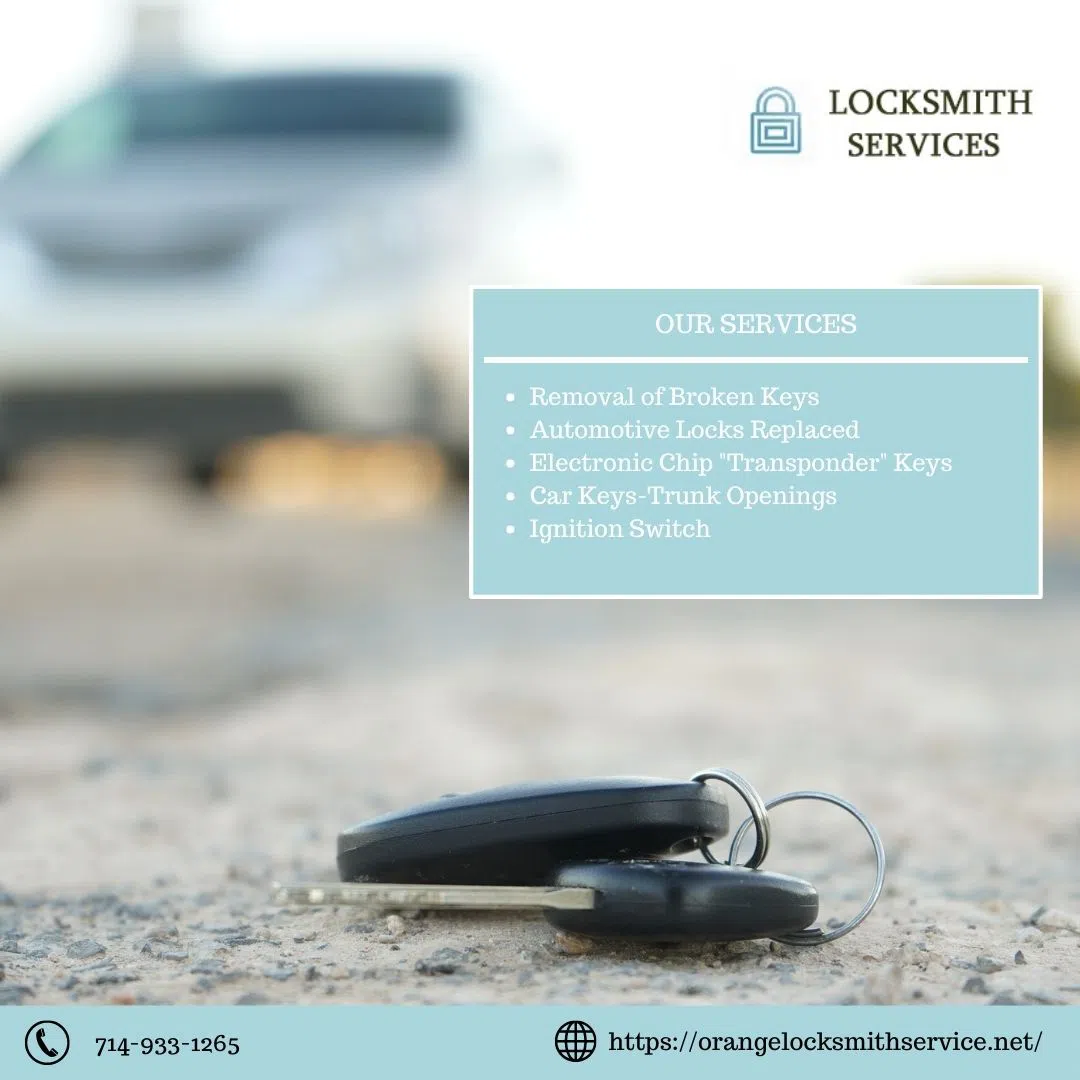 Orange Locksmith Service Orange, CA 714-933-1265 - Car